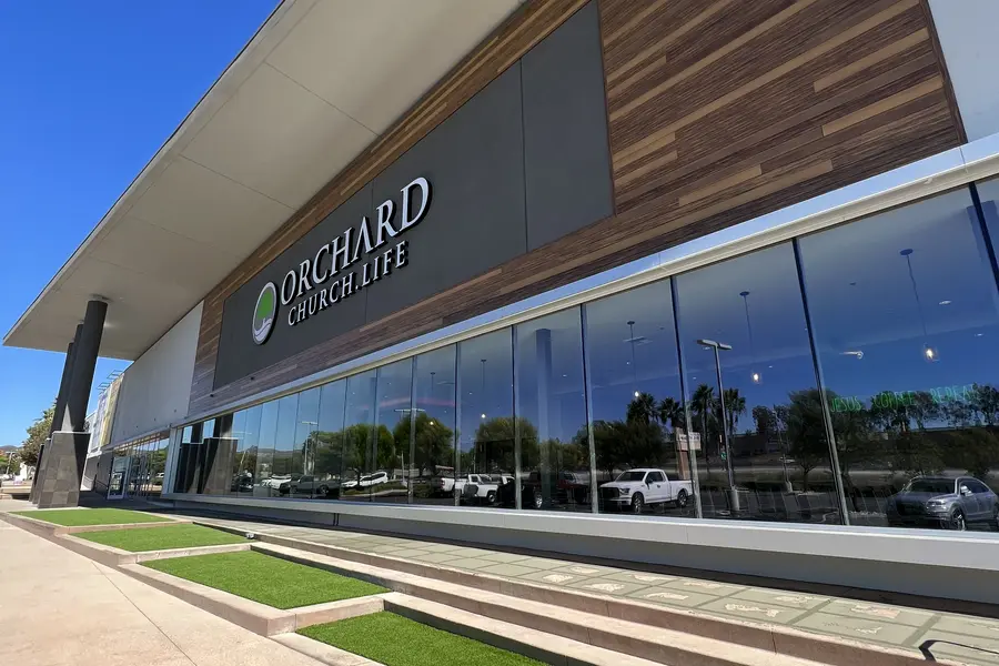 Commercial · Orchard Church frontage